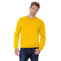 Gold - Back - B&C Adults Unisex ID. 202 50-50 Sweatshirt