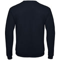 Navy Blue - Back - B&C Adults Unisex ID. 202 50-50 Sweatshirt
