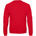 Red - Front - B&C Adults Unisex ID. 202 50-50 Sweatshirt