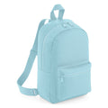 Powder Blue - Front - Bagbase Mini Essential Backpack-Rucksack Bag
