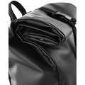 Black - Side - Bagbase Tarp Waterproof Roll-Top Backpack