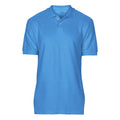Sapphire - Front - Gildan Softstyle Mens Short Sleeve Double Pique Polo Shirt