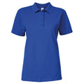Royal - Front - Gildan Softstyle Womens-Ladies Short Sleeve Double Pique Polo Shirt