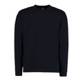 Navy Blue - Front - Kustom Kit Mens Klassic Knitted Sweatshirt