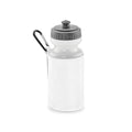 White - Front - Quadra Water Bottle And Fabric Sleeve Holder