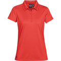 Bright Red - Front - Stormtech Womens-Ladies Eclipse H2X-Dry Pique Polo