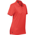 Bright Red - Back - Stormtech Womens-Ladies Eclipse H2X-Dry Pique Polo
