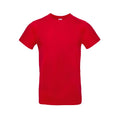 Red - Front - B&C Mens #E190 Tee