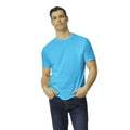 Caribbean Blue - Side - Anvil Mens Fashion T-Shirt