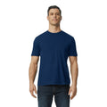 Navy Blue - Side - Anvil Mens Fashion T-Shirt