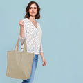 Natural - Pack Shot - Westford Mill Premium Cotton Maxi Tote Bag
