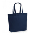 French Navy - Front - Westford Mill Premium Cotton Maxi Tote Bag