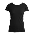 Deep Black - Front - Nakedshirt Womens-Ladies Nancy Triblend T-Shirt