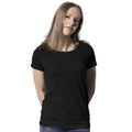 Deep Black - Back - Nakedshirt Womens-Ladies Nancy Triblend T-Shirt