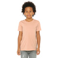 Peach Triblend - Back - Bella + Canvas Youth Triblend T-Shirt