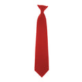Red - Front - Yoko Clip-On Tie (Pack of 4)