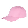Pink - Front - Result Unisex Core Memphis 6 Panel Baseball Cap (Pack of 2)