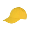 Yellow - Front - Result Unisex Core Memphis 6 Panel Baseball Cap (Pack of 2)