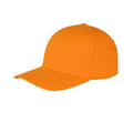 Orange - Front - Result Unisex Core Memphis 6 Panel Baseball Cap (Pack of 2)