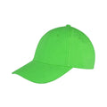 Lime - Front - Result Unisex Core Memphis 6 Panel Baseball Cap (Pack of 2)