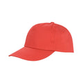 Red - Front - Result Unisex Core Houston 5 Panel Printers Baseball Cap (Pack of 2)