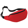 Classic Red - Front - Bagbase Adjustable Belt Bag (2.5 Litres) (Pack of 2)