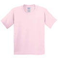 Light Pink - Front - Gildan Childrens Unisex Soft Style T-Shirt (Pack Of 2)