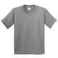 Sport Grey (RS) - Front - Gildan Childrens Unisex Soft Style T-Shirt (Pack Of 2)