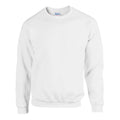 White - Front - Gildan Childrens Unisex Heavy Blend Crewneck Sweatshirt (Pack Of 2)