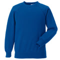 Bright Royal - Front - Jerzees Schoolgear Childrens Raglan Sleeve Sweatshirt (Pack of 2)