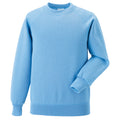 Sky Blue - Front - Jerzees Schoolgear Childrens Raglan Sleeve Sweatshirt (Pack of 2)