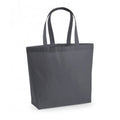 Graphite Grey - Front - Westford Mill Premium Cotton Maxi Tote Bag (Pack of 2)