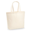 Natural - Front - Westford Mill Premium Cotton Maxi Tote Bag (Pack of 2)