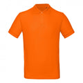 Orange - Front - B&C Mens Inspire Polo (Pack of 2)