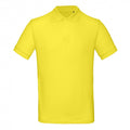 Solar Yellow - Front - B&C Mens Inspire Polo (Pack of 2)