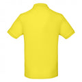 Solar Yellow - Back - B&C Mens Inspire Polo (Pack of 2)