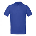 Egyptian Blue - Front - B&C Mens Inspire Polo (Pack of 2)