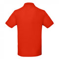 Flame Red - Back - B&C Mens Inspire Polo (Pack of 2)