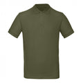 Army Khaki - Front - B&C Mens Inspire Polo (Pack of 2)