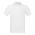 White - Front - B&C Mens Inspire Polo (Pack of 2)