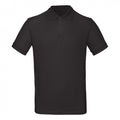 Jet Black - Front - B&C Mens Inspire Polo (Pack of 2)