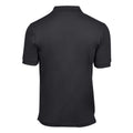 Dark Grey - Back - Tee Jays Mens Luxury Sport Polo Shirt