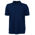 Navy Blue - Front - Tee Jays Mens Luxury Sport Polo Shirt