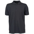 Dark Grey - Front - Tee Jays Mens Luxury Sport Polo Shirt