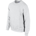 Ash - Side - Gildan DryBlend Adult Set-In Crew Neck Sweatshirt (13 Colours)