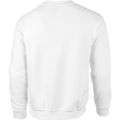 White - Back - Gildan DryBlend Adult Set-In Crew Neck Sweatshirt (13 Colours)