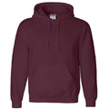Maroon - Front - Gildan Heavyweight DryBlend Adult Unisex Hooded Sweatshirt Top - Hoodie (13 Colours)