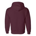 Maroon - Back - Gildan Heavyweight DryBlend Adult Unisex Hooded Sweatshirt Top - Hoodie (13 Colours)