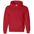 Red - Front - Gildan Heavyweight DryBlend Adult Unisex Hooded Sweatshirt Top - Hoodie (13 Colours)