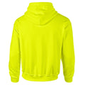 New Safety Green - Back - Gildan Heavyweight DryBlend Adult Unisex Hooded Sweatshirt Top - Hoodie (13 Colours)